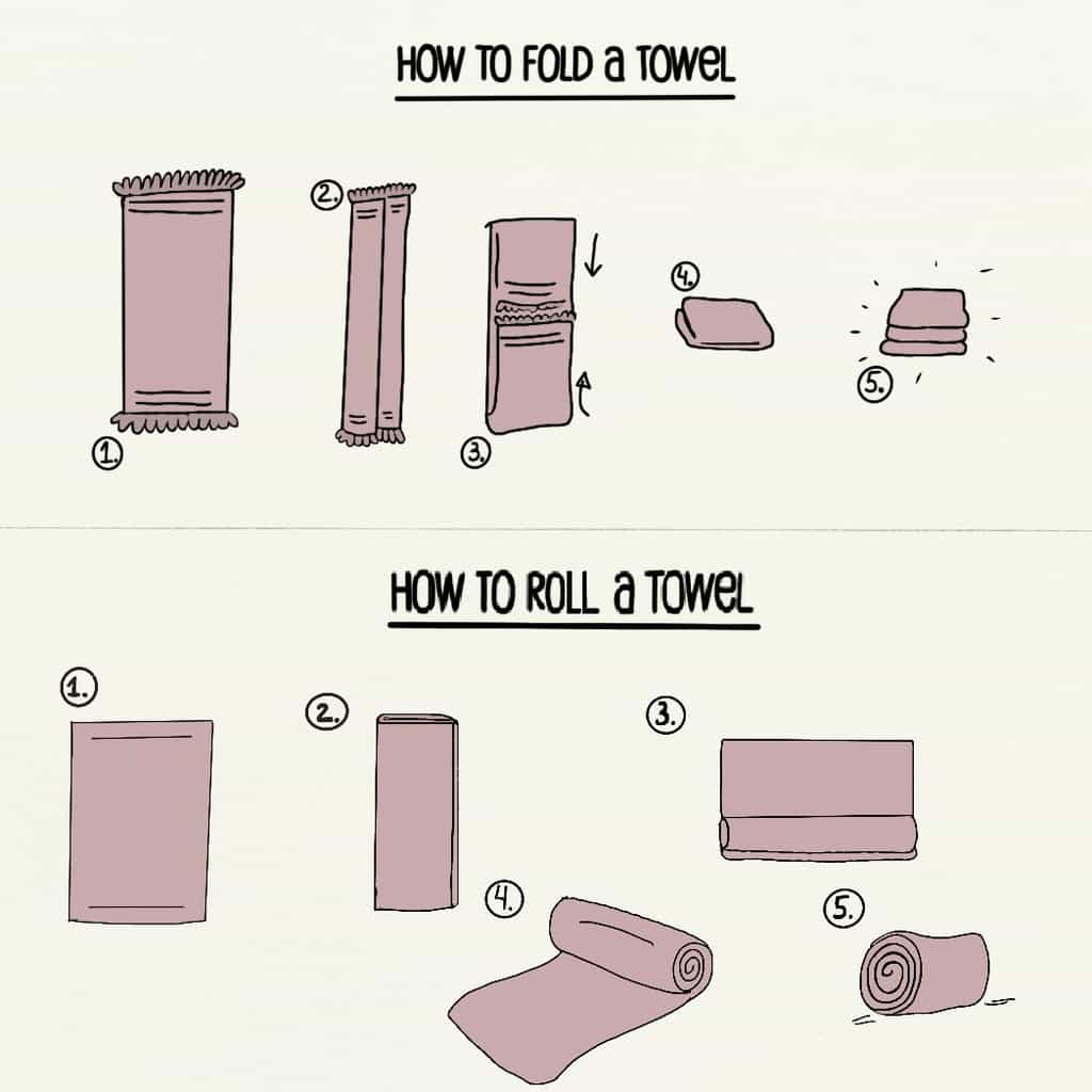 fold a towel